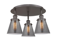 Ballston Semi-Flush Mount Satin Nickel Finish
