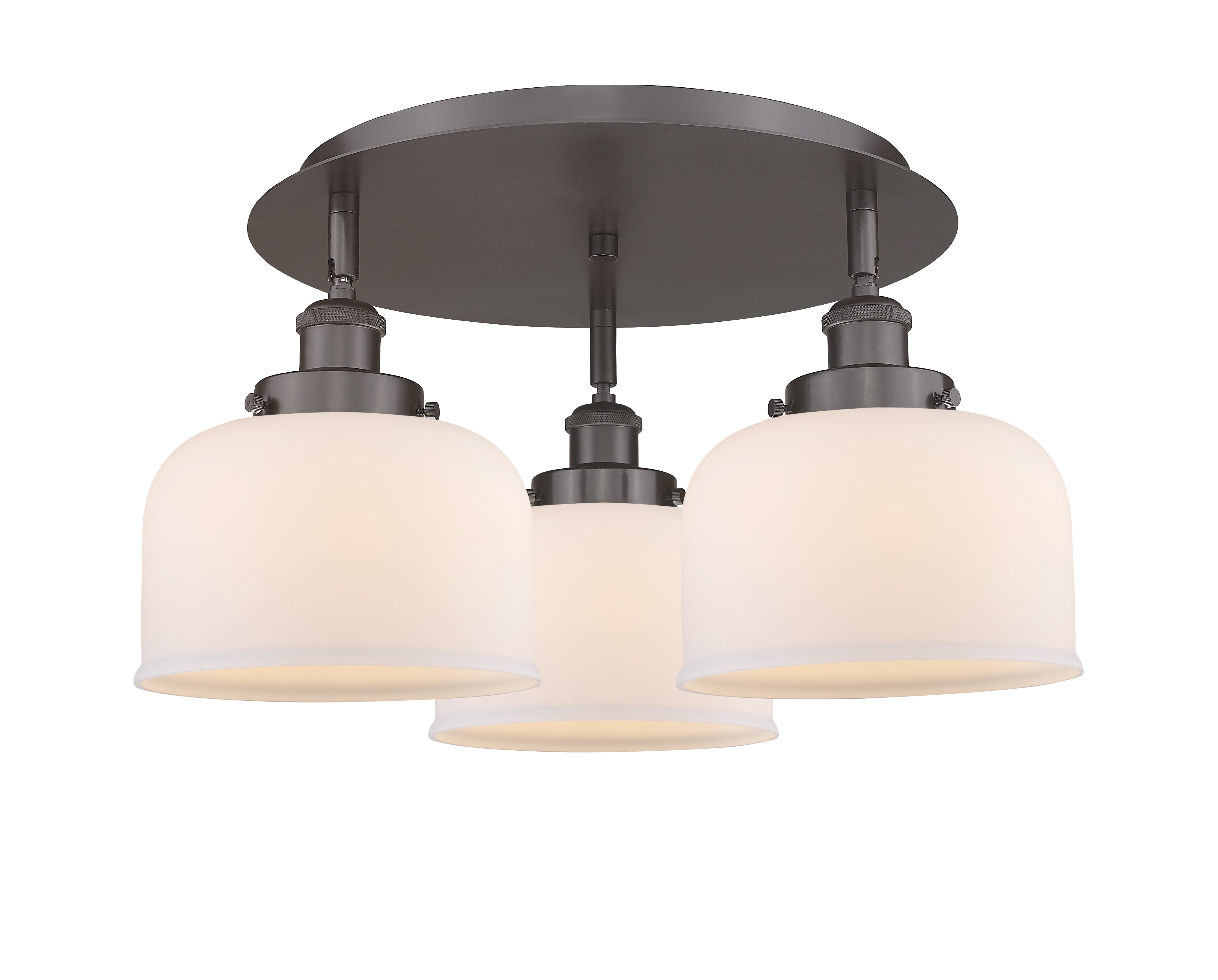 Ballston Semi-Flush Mount Satin Nickel