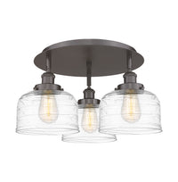 Ballston Semi-Flush Mount Satin Nickel