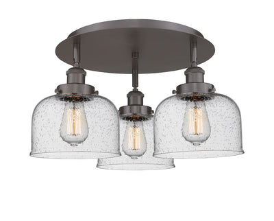 Ballston Semi-Flush Mount Satin Nickel
