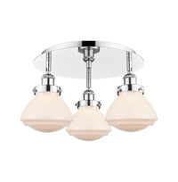 Ballston Semi-Flush Mount Satin Nickel