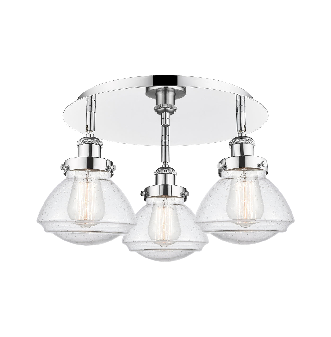 Ballston Semi-Flush Mount Satin Nickel