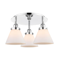 Ballston Semi-Flush Mount Satin Nickel