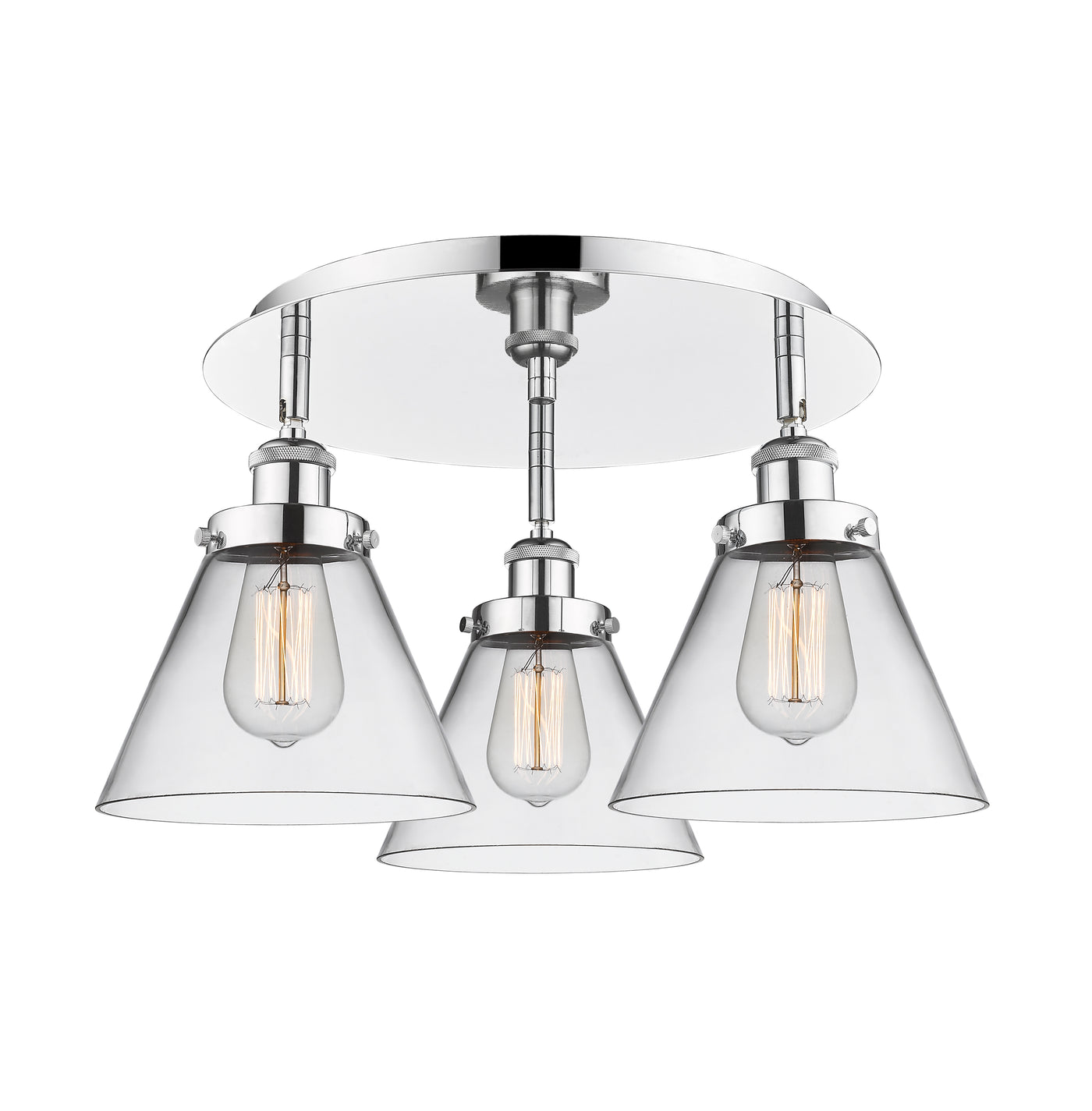 Ballston Semi-Flush Mount Satin Nickel