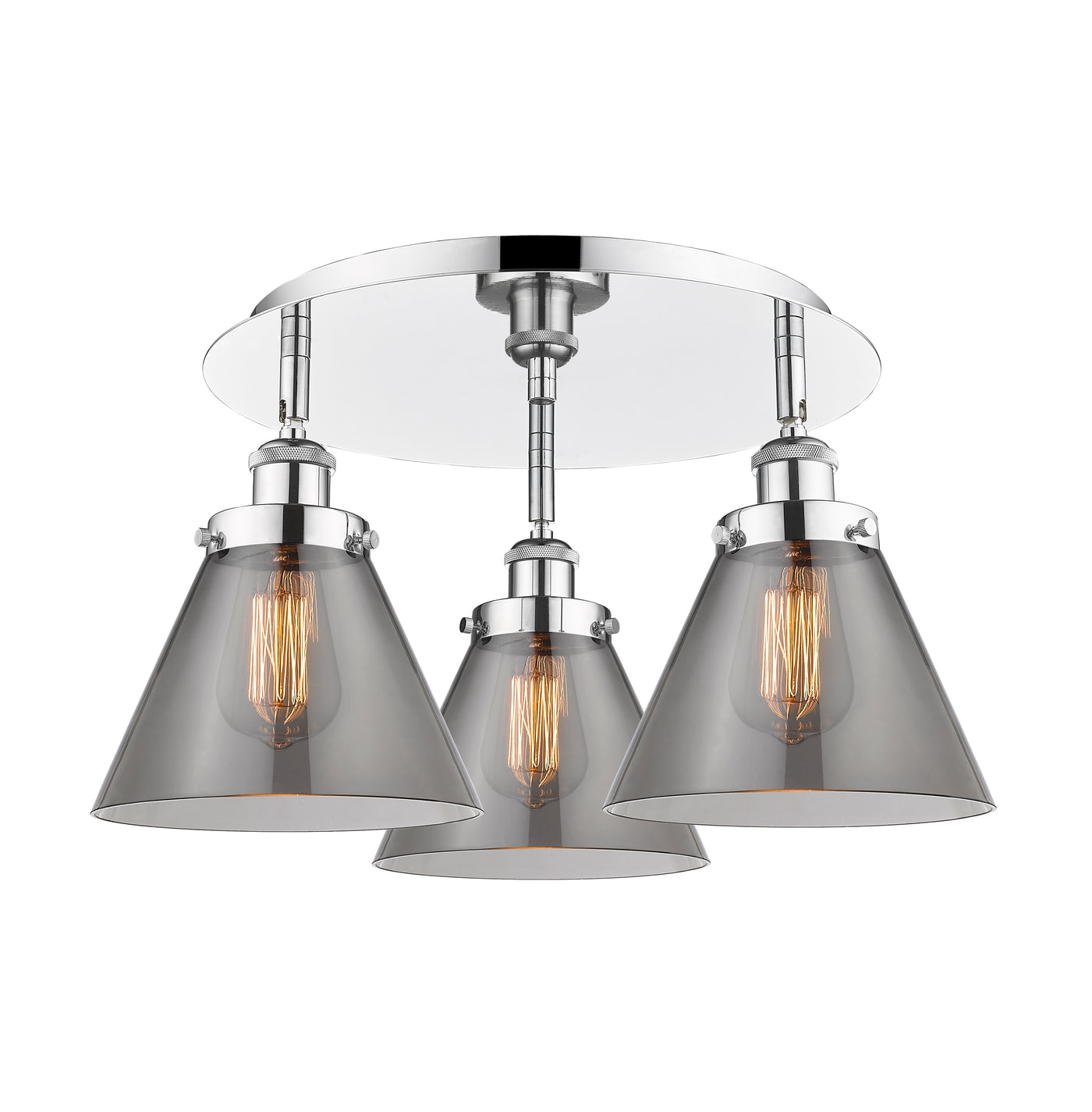 Ballston Semi-Flush Mount Satin Nickel