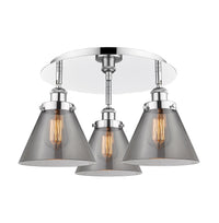 Ballston Semi-Flush Mount Satin Nickel
