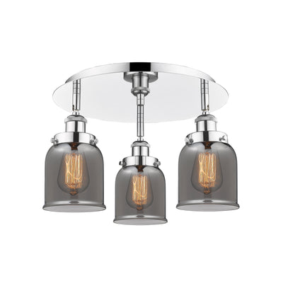 Cone 17-Inch 3-Light Semi-Flush Mount