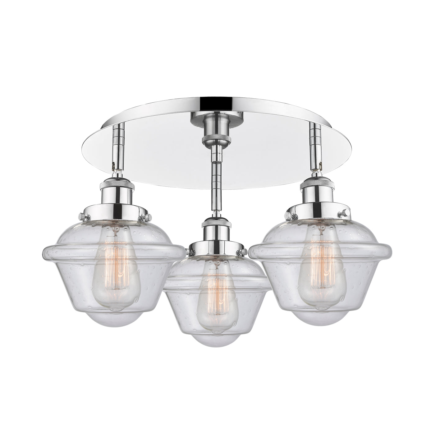 Ballston Semi-Flush Mount Satin Nickel