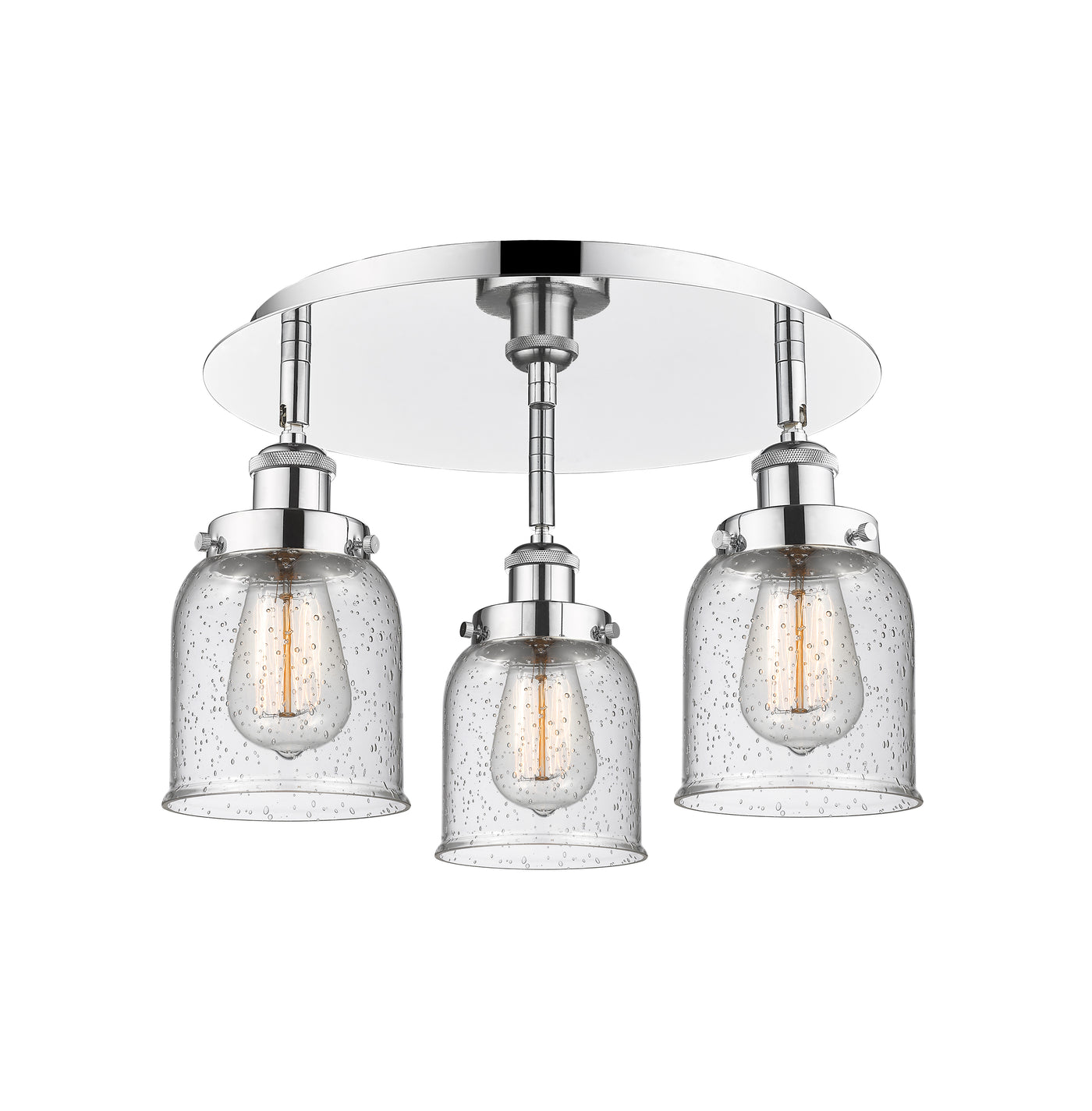 Ballston Semi-Flush Mount Satin Nickel