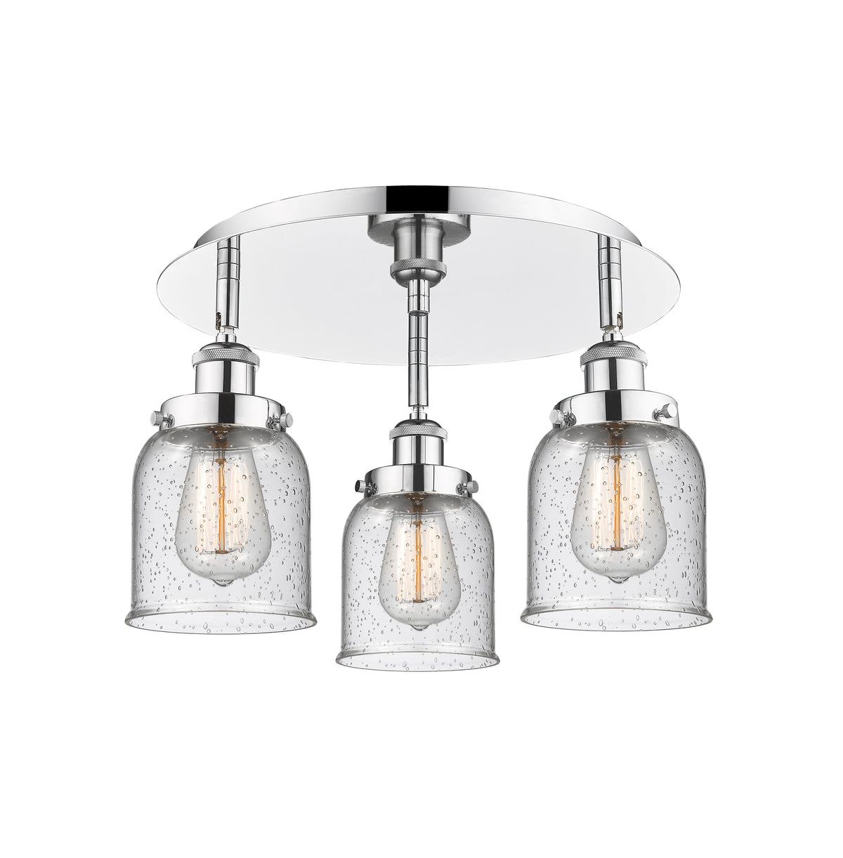 Cone 17-Inch 3-Light Semi-Flush Mount