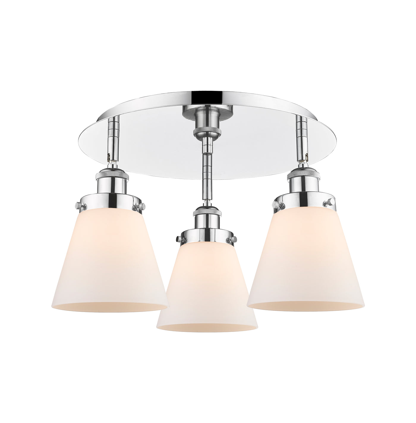 Ballston Semi-Flush Mount Satin Nickel Finish