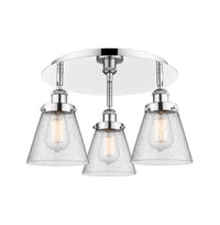 Ballston Semi-Flush Mount Satin Nickel Finish