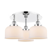 Ballston Semi-Flush Mount Satin Nickel