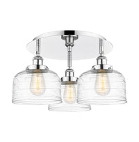 Ballston Semi-Flush Mount Satin Nickel
