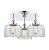 Ballston Semi-Flush Mount Satin Nickel