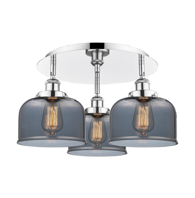 Ballston Semi-Flush Mount Satin Nickel