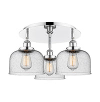 Ballston Semi-Flush Mount Satin Nickel