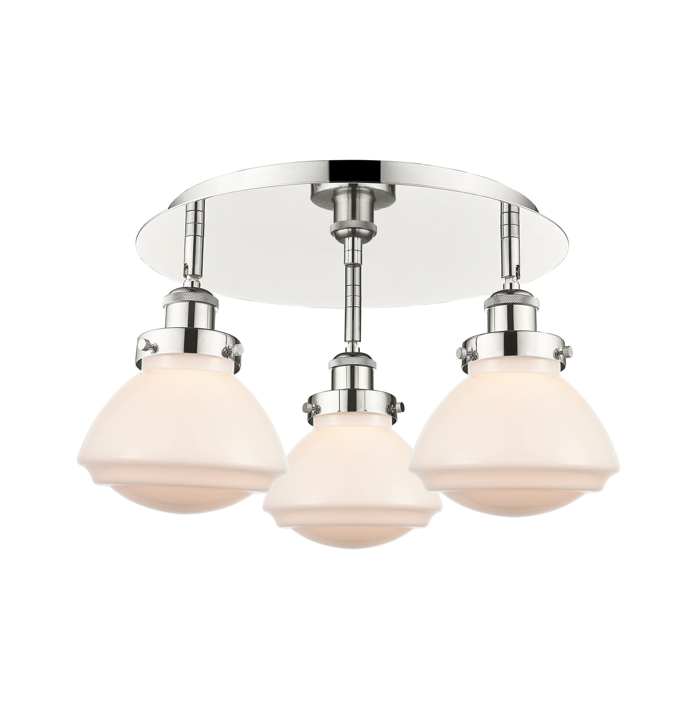 Ballston Semi-Flush Mount Satin Nickel