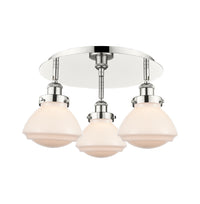 Ballston Semi-Flush Mount Satin Nickel