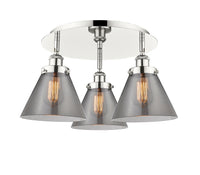 Ballston Semi-Flush Mount Satin Nickel
