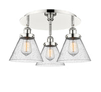 Ballston Semi-Flush Mount Satin Nickel