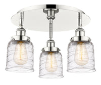 Ballston Semi-Flush Mount Satin Nickel Brass
