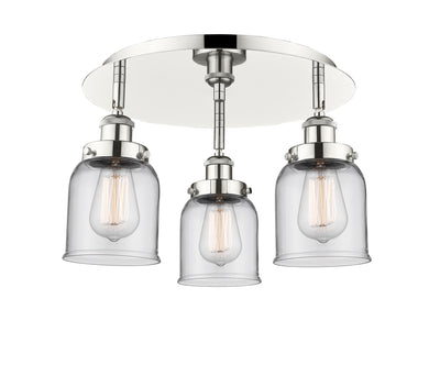Cone 17-Inch 3-Light Semi-Flush Mount