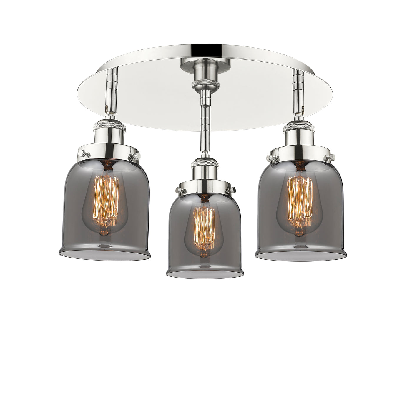 Ballston Semi-Flush Mount Satin Nickel