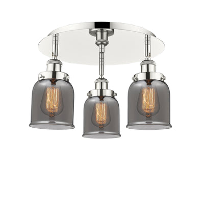 Cone 17-Inch 3-Light Semi-Flush Mount