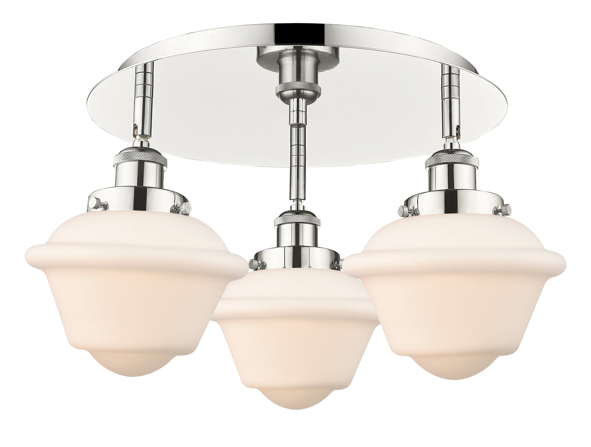 Oxford 19-Inch 3-Light Semi-Flush Mount