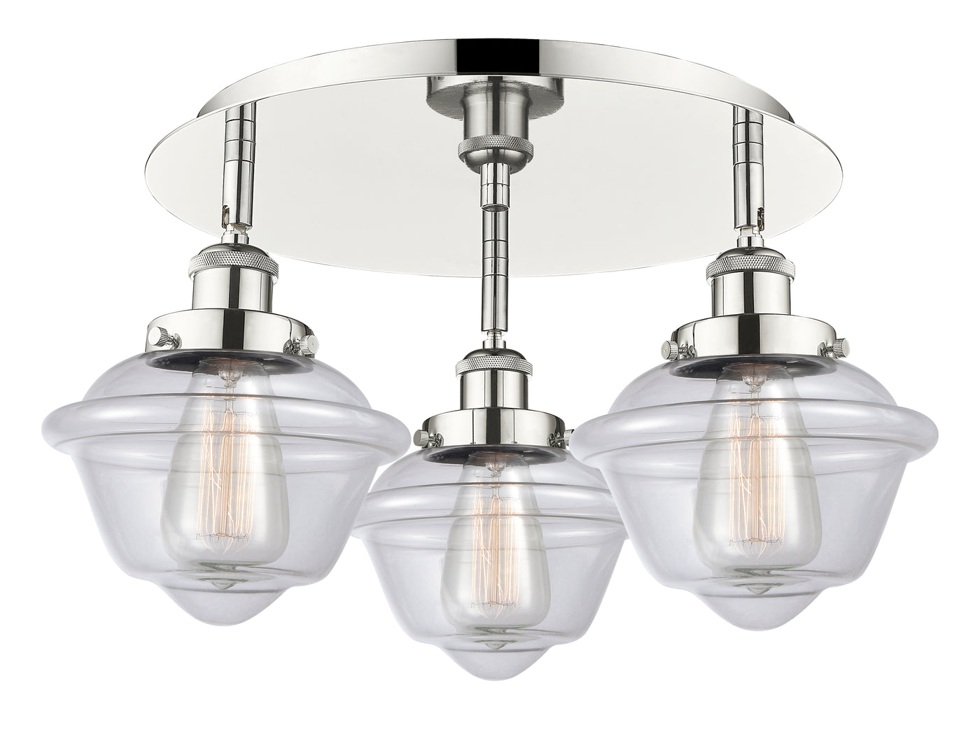 Ballston Semi-Flush Mount Satin Nickel