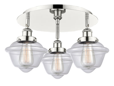 Oxford 19-Inch 3-Light Semi-Flush Mount