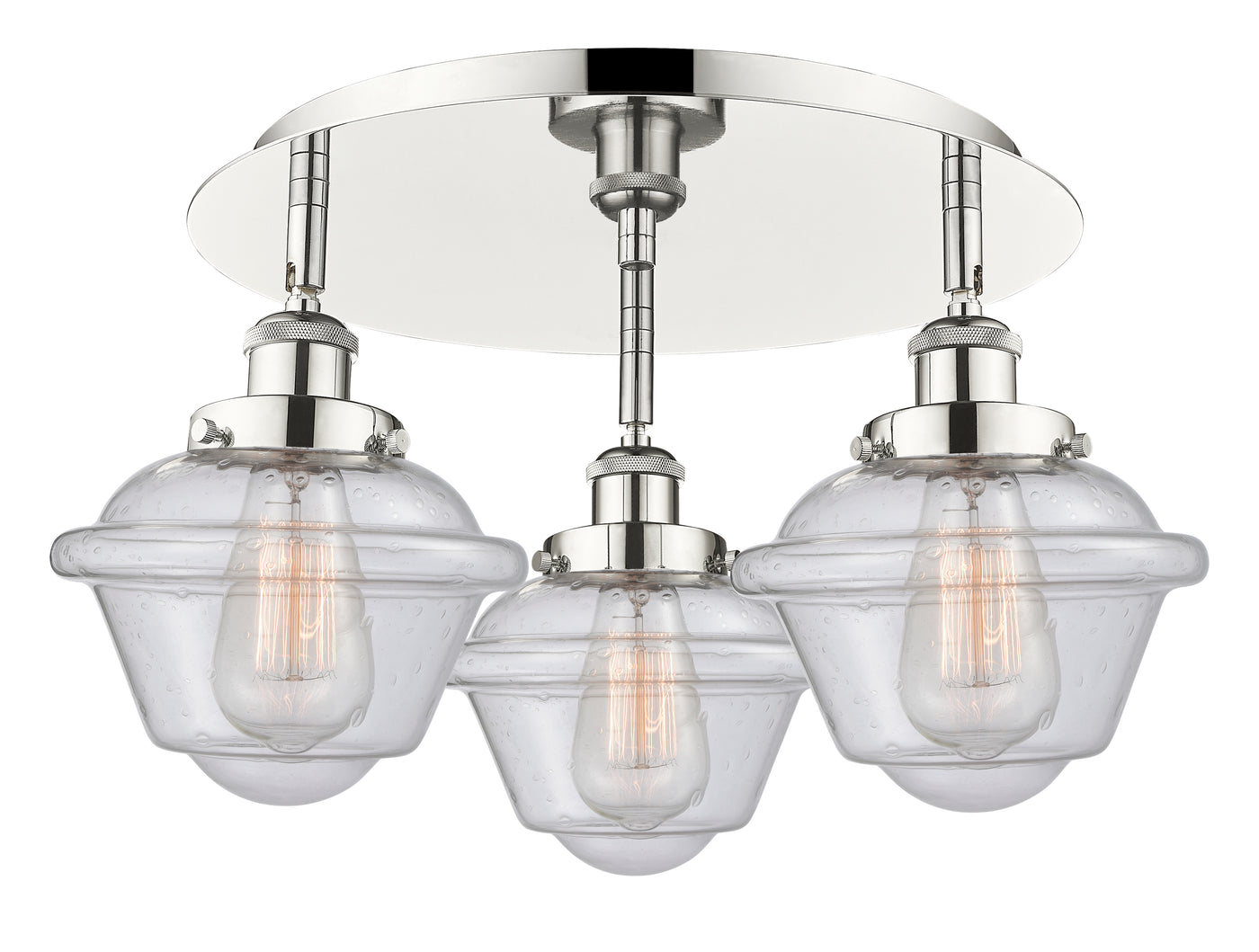 Ballston Semi-Flush Mount Satin Nickel