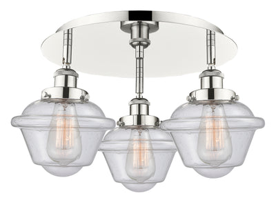 Oxford 19-Inch 3-Light Semi-Flush Mount