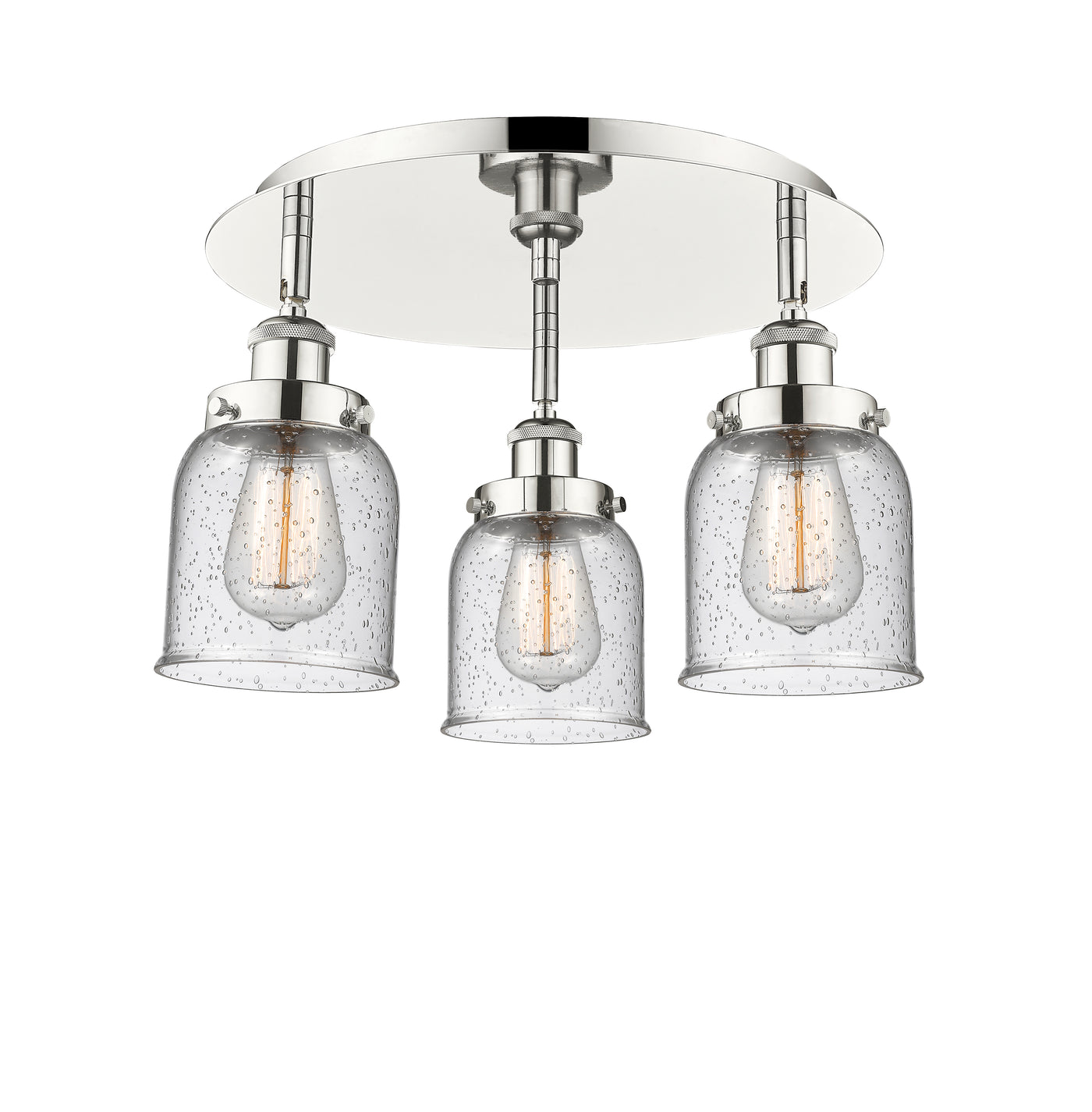 Ballston Semi-Flush Mount Satin Nickel