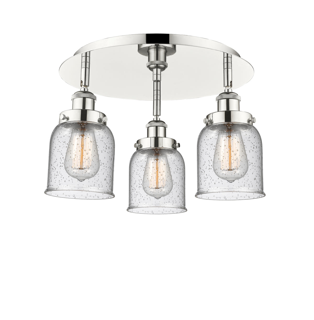 Cone 17-Inch 3-Light Semi-Flush Mount