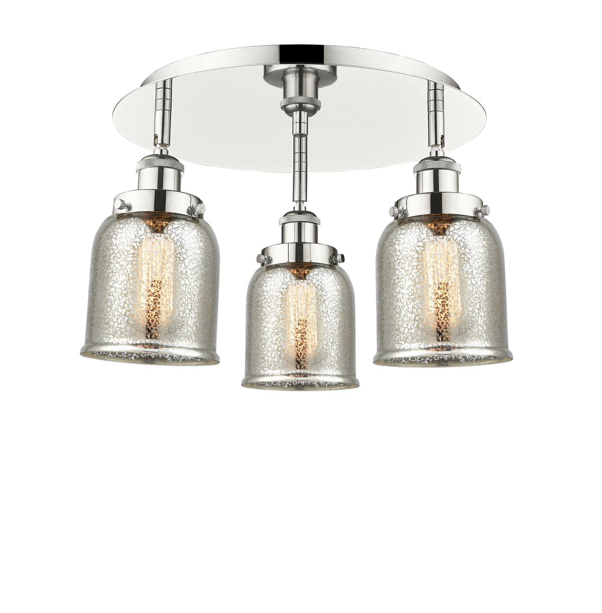 Cone 17-Inch 3-Light Semi-Flush Mount