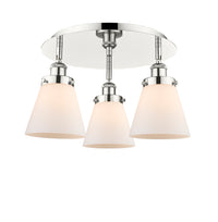 Ballston Semi-Flush Mount Satin Nickel Finish