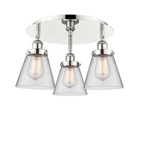 Ballston Semi-Flush Mount Satin Nickel Finish