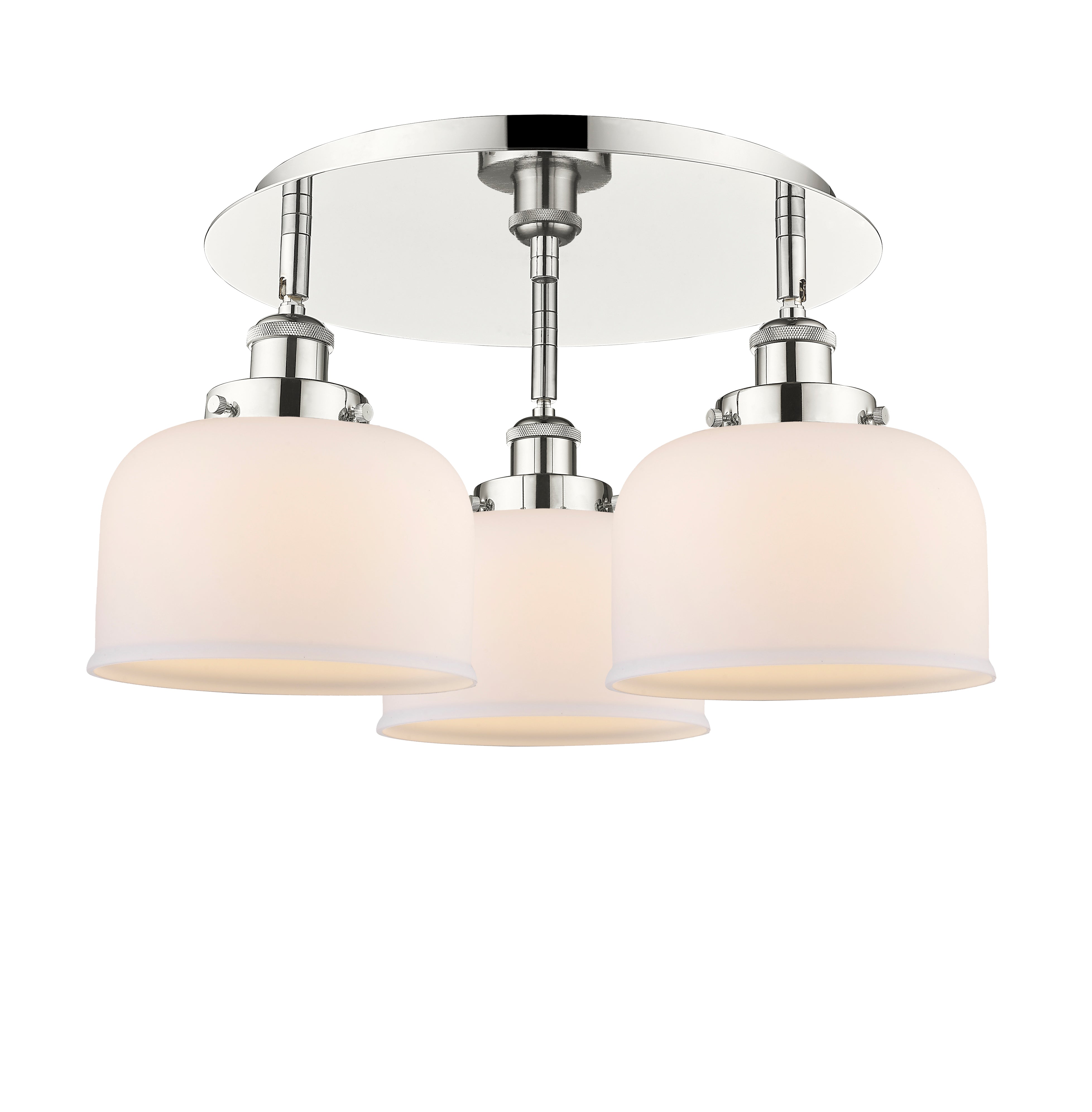 Ballston Semi-Flush Mount Satin Nickel
