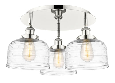 Bell 20-Inch 3-Light Semi-Flush Mount