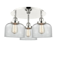 Ballston Semi-Flush Mount Satin Nickel