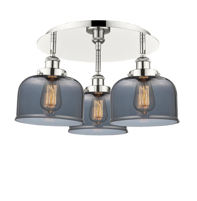 Ballston Semi-Flush Mount Satin Nickel