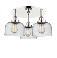 Ballston Semi-Flush Mount Satin Nickel