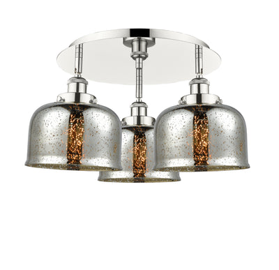 Ballston Semi-Flush Mount Satin Nickel