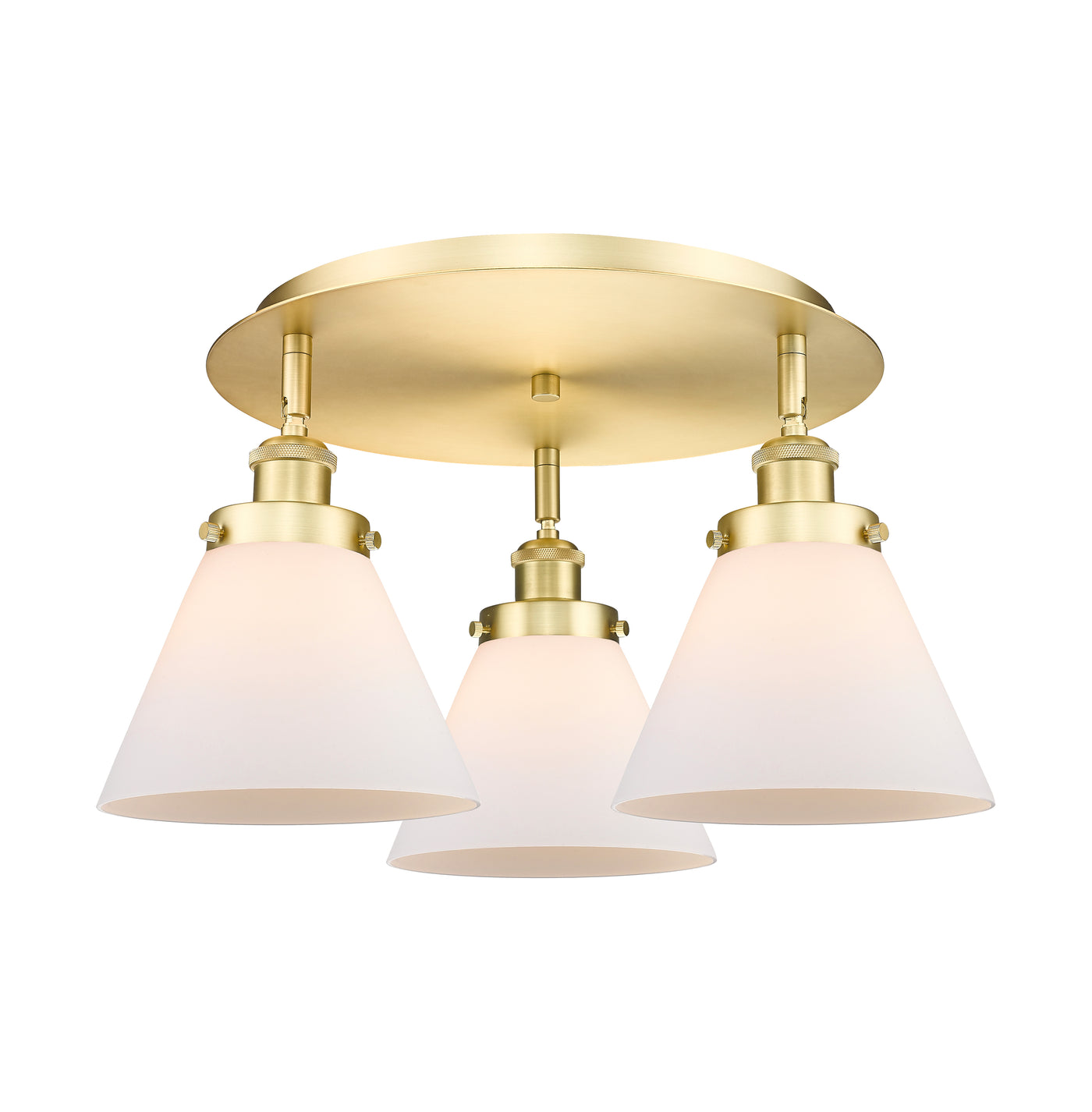 Ballston Semi-Flush Mount Satin Nickel