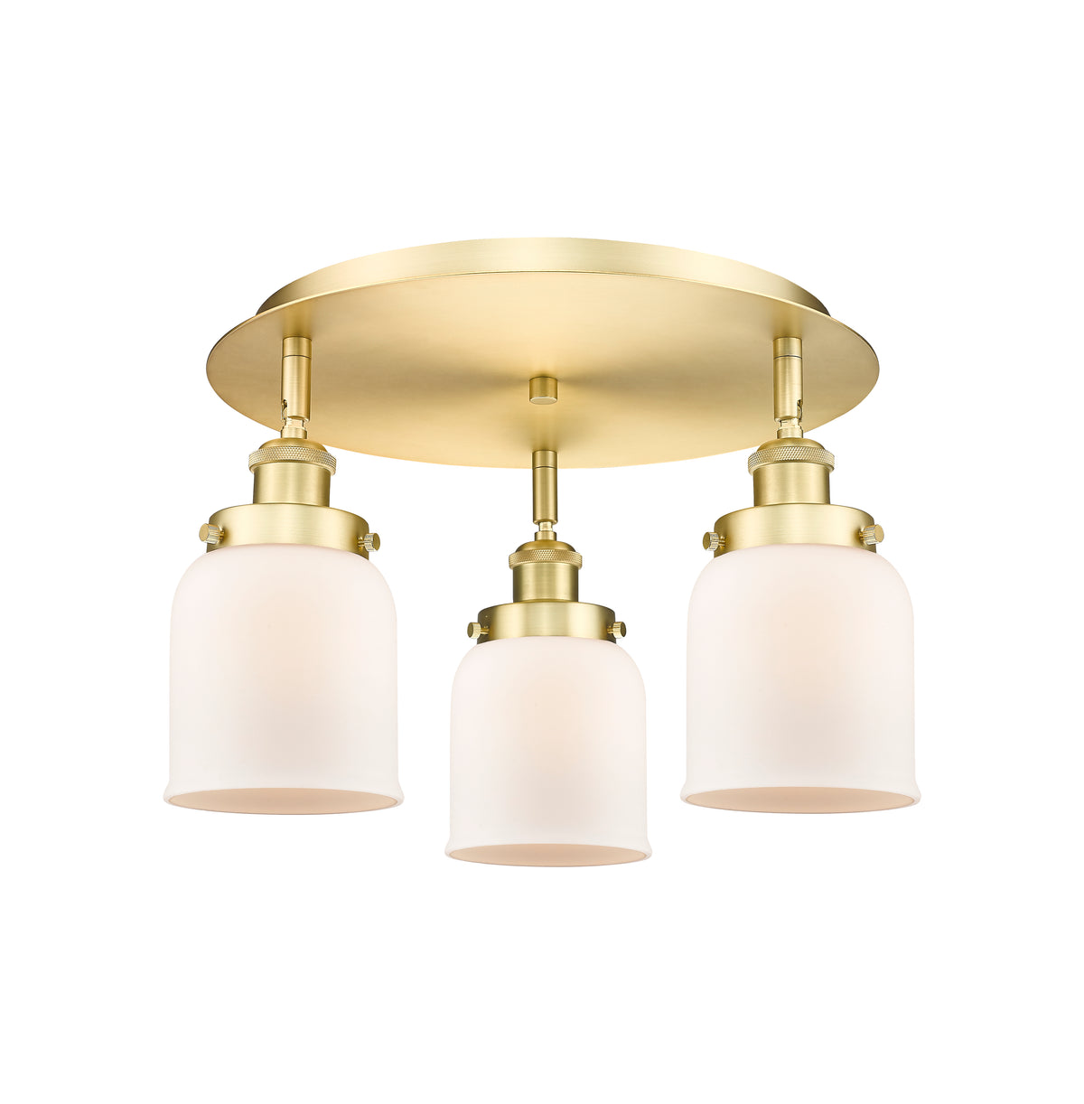 Cone 17-Inch 3-Light Semi-Flush Mount
