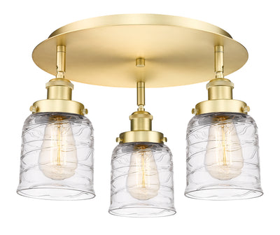 Bell 17-Inch 3-Light Semi-Flush Mount