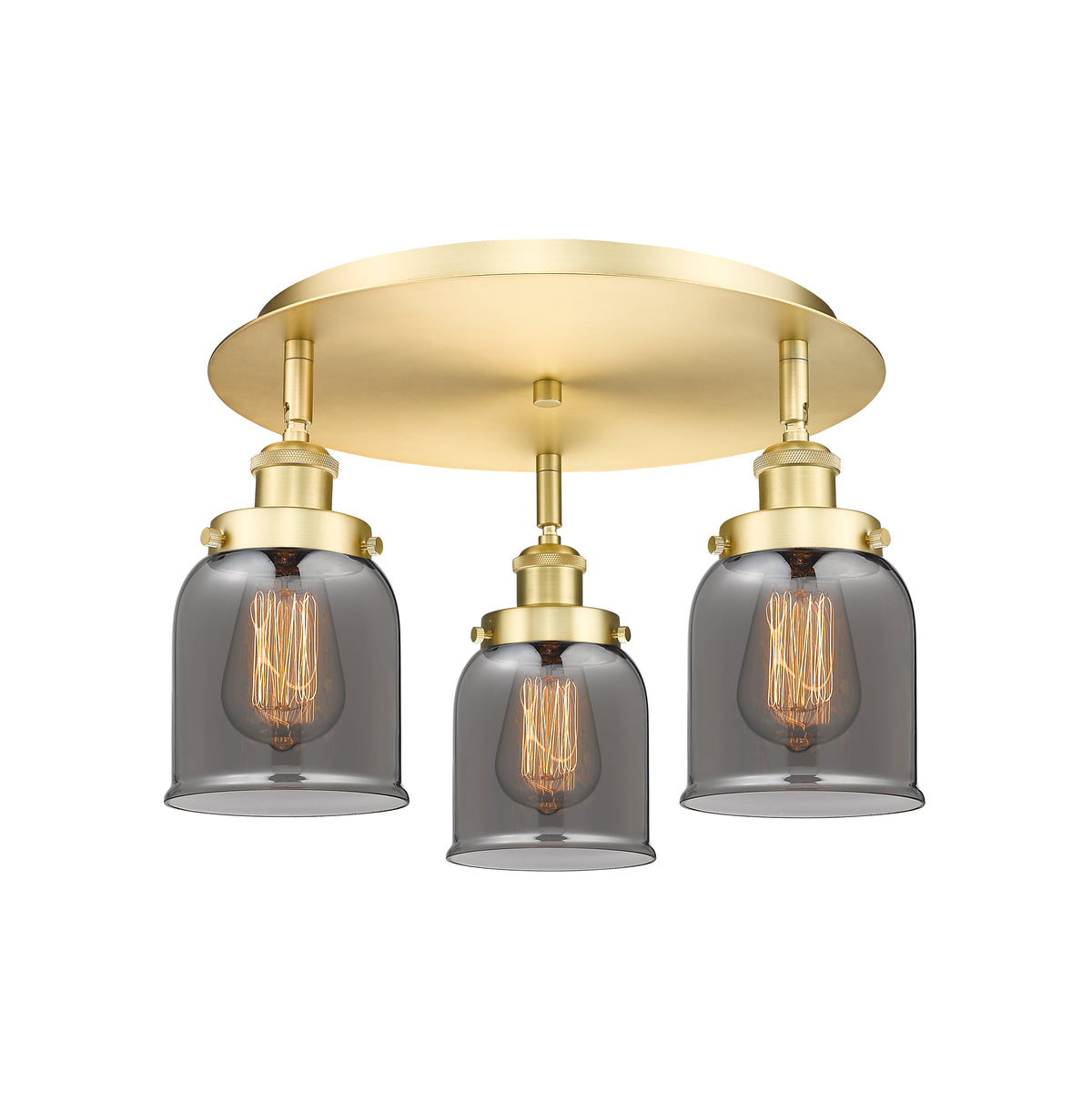 Cone 17-Inch 3-Light Semi-Flush Mount