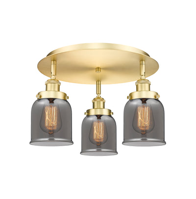 Cone 17-Inch 3-Light Semi-Flush Mount